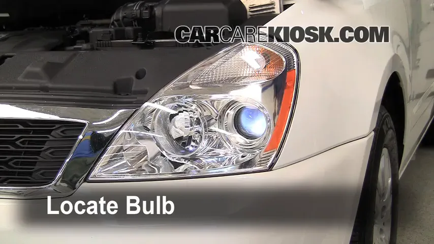 2010 Kia Sedona LX 3.8L V6 Lights Parking Light (replace bulb)